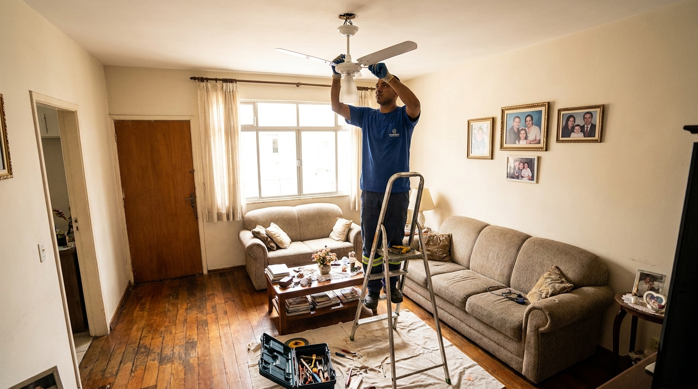 Substituição de Ventilador em Brasília‑DF